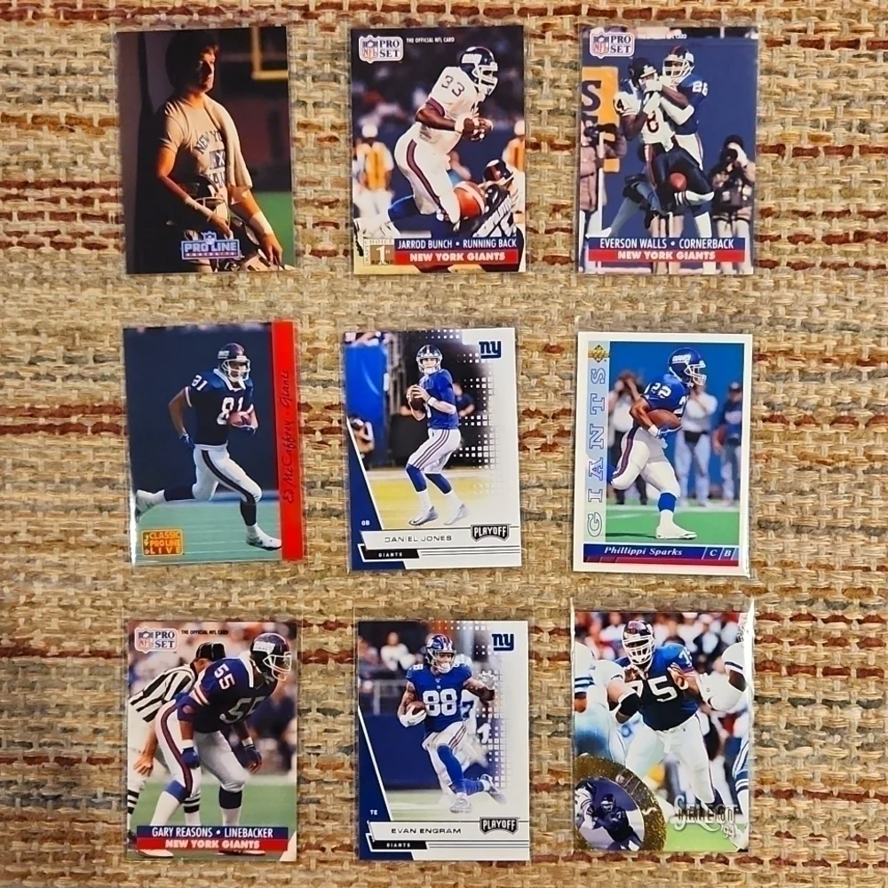 NEW York Giants 54 Sports Cards 80s-2020s